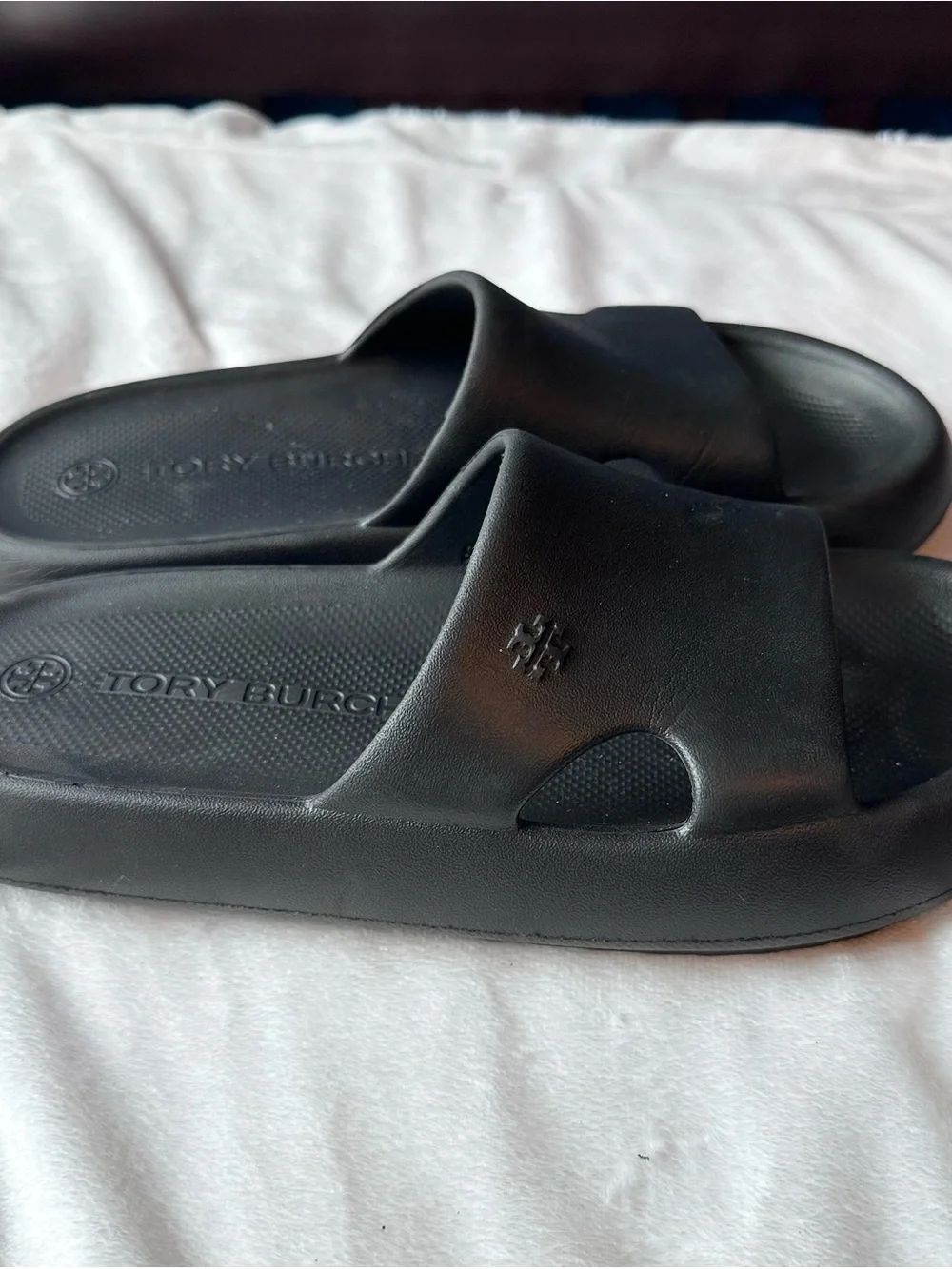 Tory Burch Shower Slide Chunky Sandal EVA Perfect Black 9 Women’s casual
